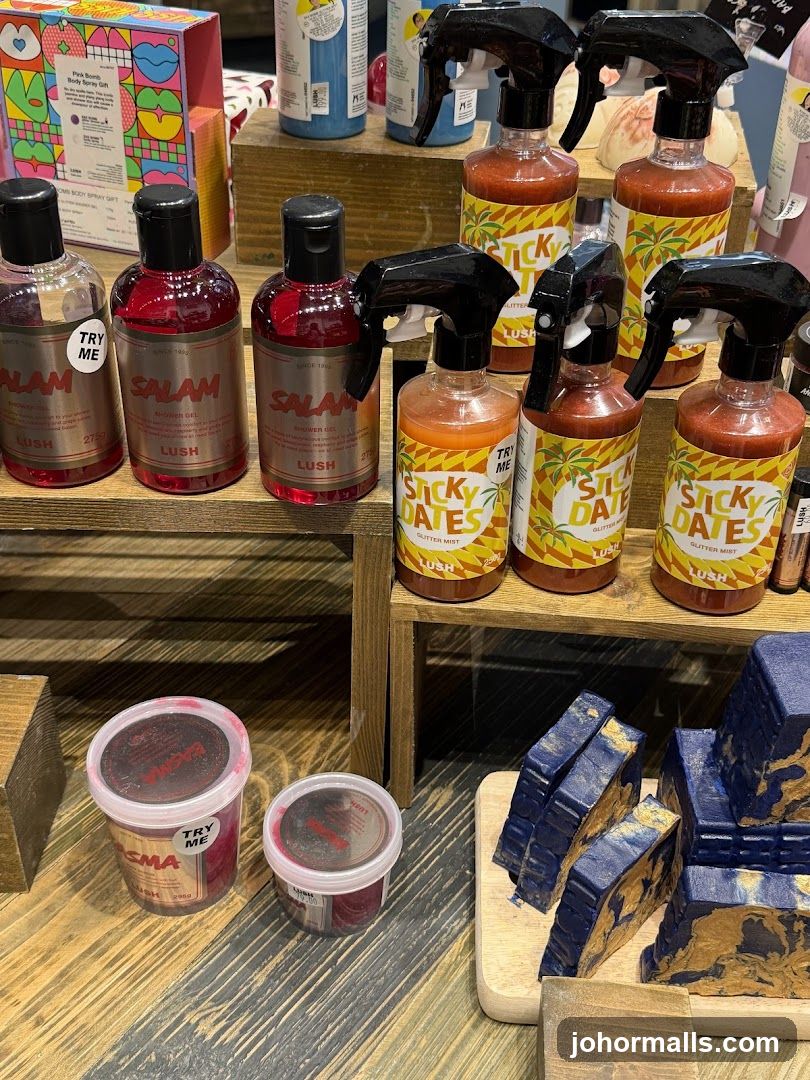 Lush Products Display
