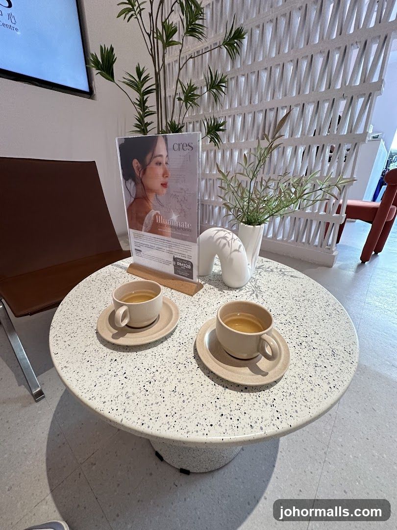 Waiting Area with Refreshments