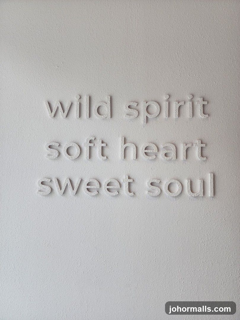 Text on wall