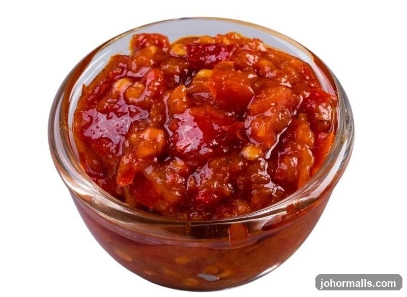 Chili Chutney in a Bowl