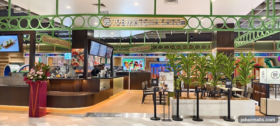 Cafe Interior with Seating and Counter