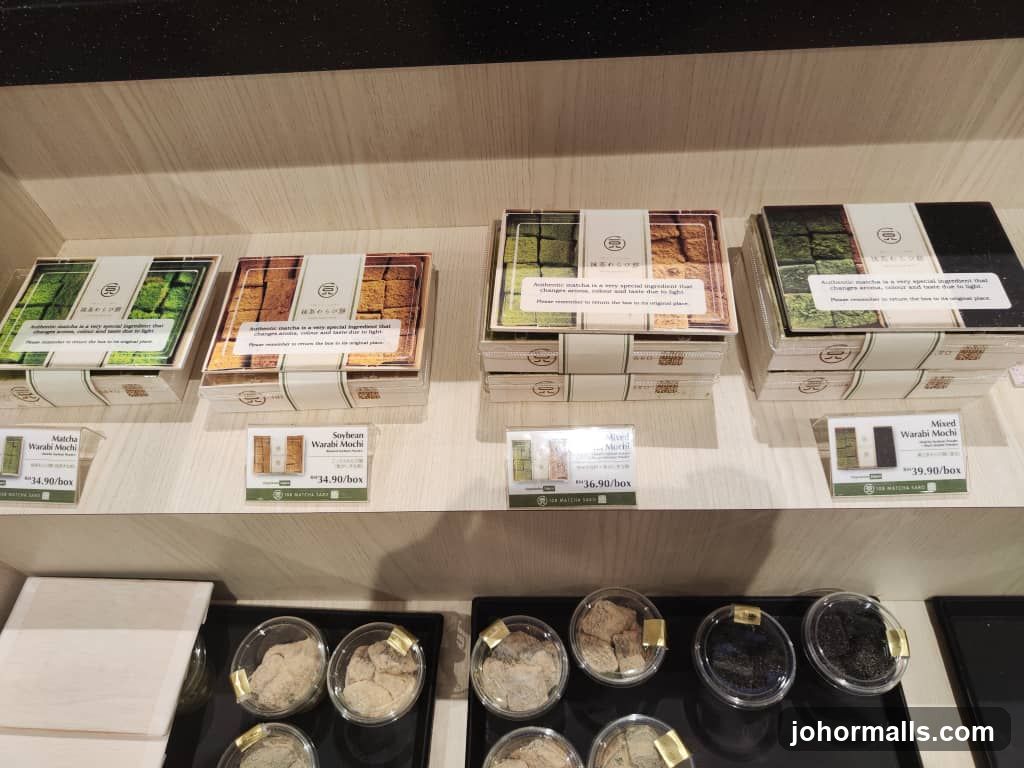 Warabi Mochi Display