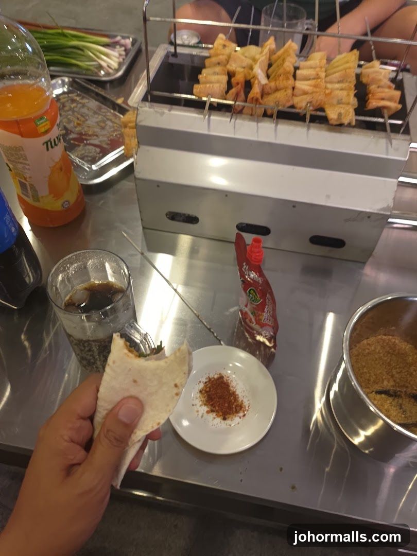 Grilling Food