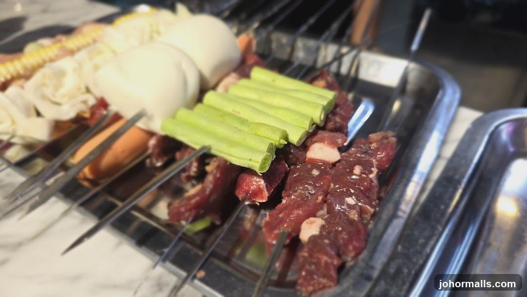 Skewered Meats and Vegetables
