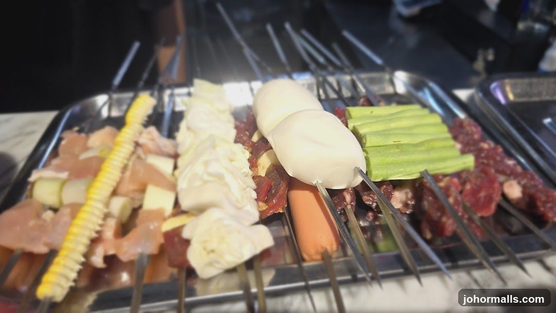Skewers of Food