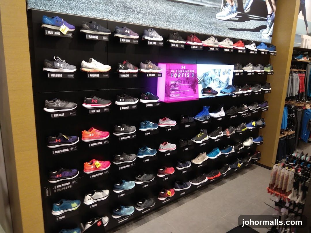 Athletic Shoes Display