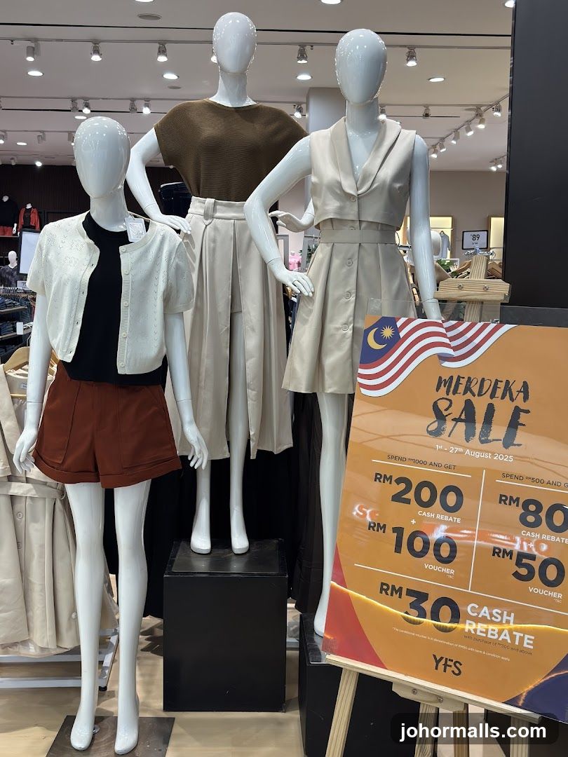 Merdeka Sale Display