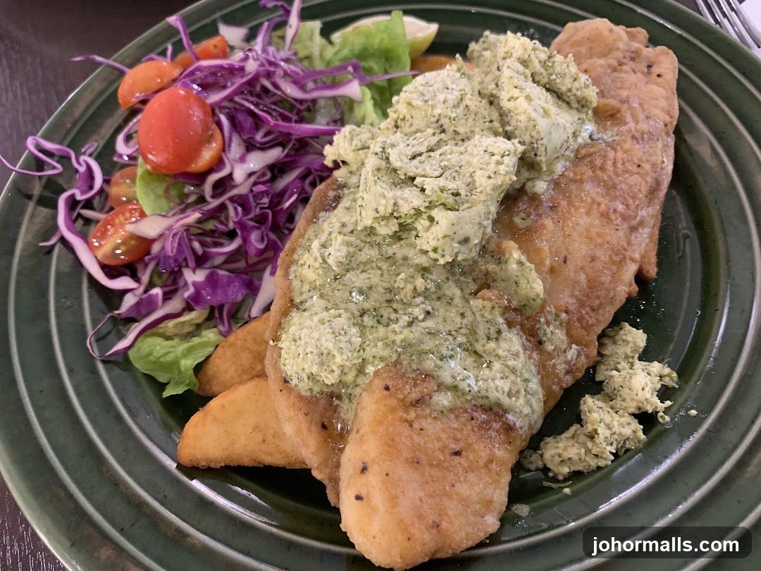 Fish and Chips with Salad