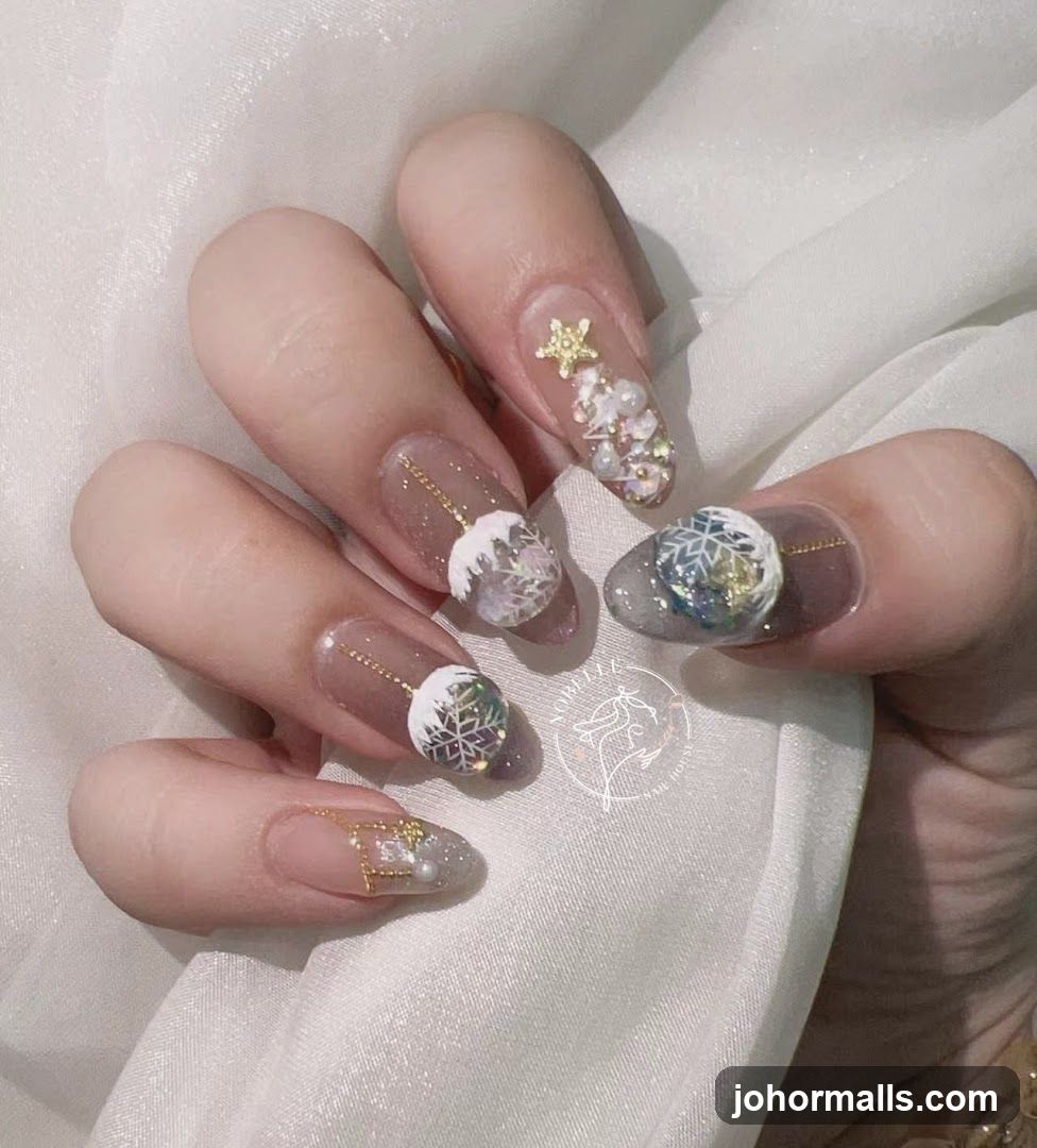 Winter Themed Nails