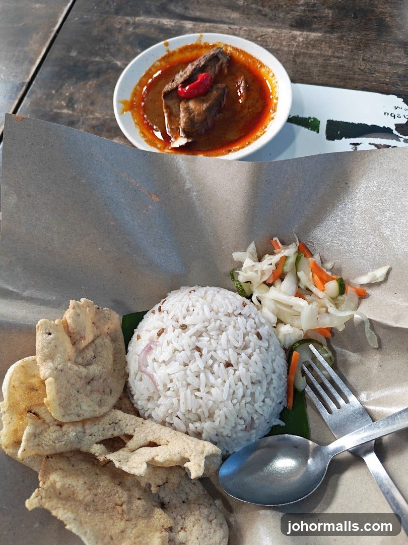 Meal with Rice and Curry