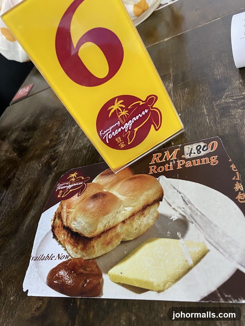 Table Number and Food Advertisement