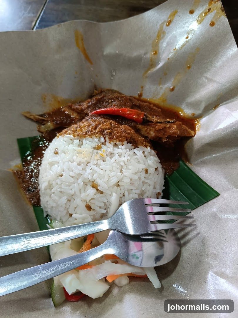 Nasi Lemak with Sambal and Chili
