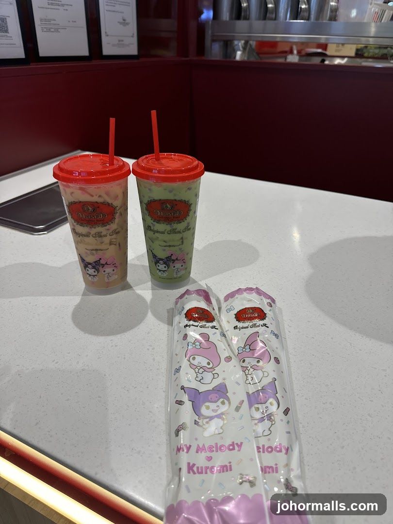 Sanrio Themed Drinks and Packaging