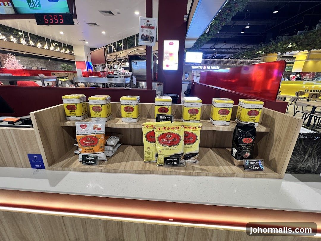 Tea and Coffee Products Display