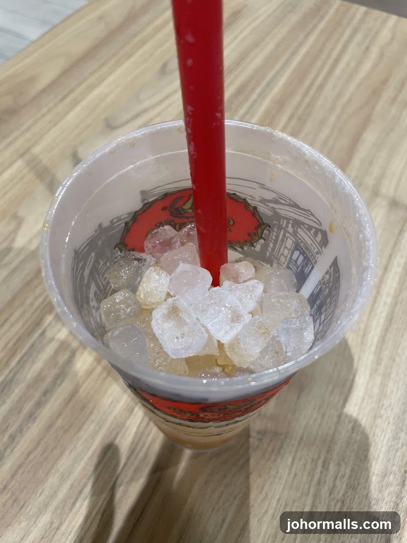 Iced Beverage in a Cup