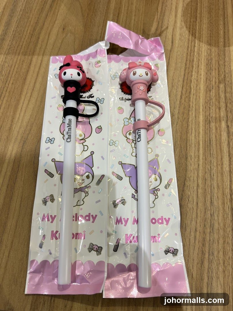 My Melody and Kuromi Straws