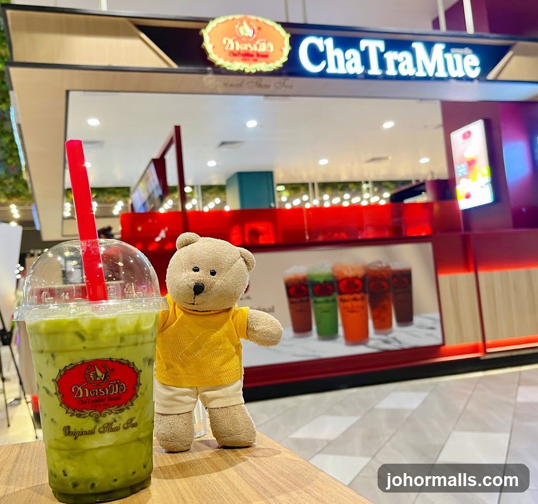 Teddy Bear with Thai Tea