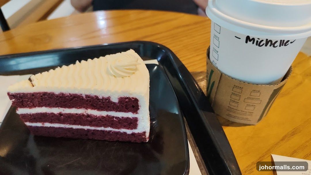 Red Velvet Cake and Coffee