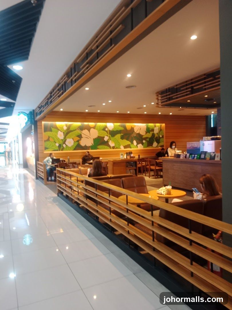 Cafe Interior with Seating and Decor