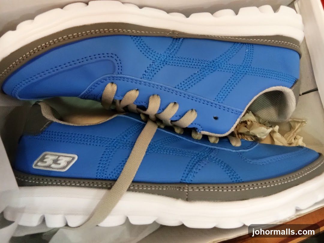 Blue Sneakers in a Box