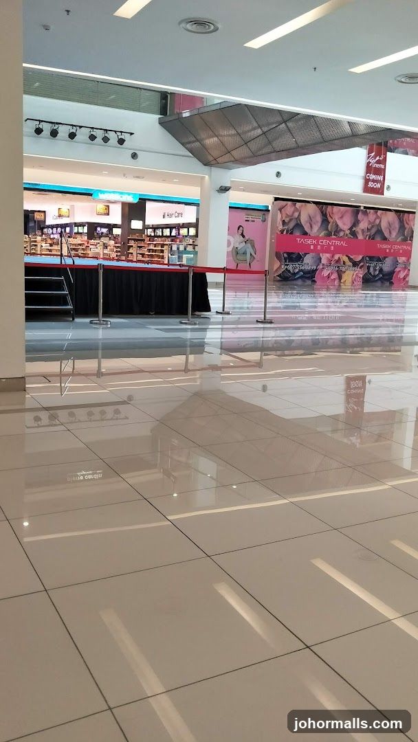 Mall Interior with Shops and Advertisements