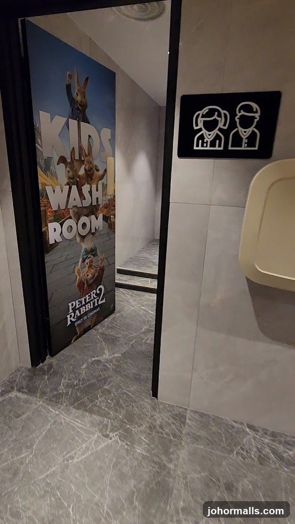 Kids Wash Room Entrance