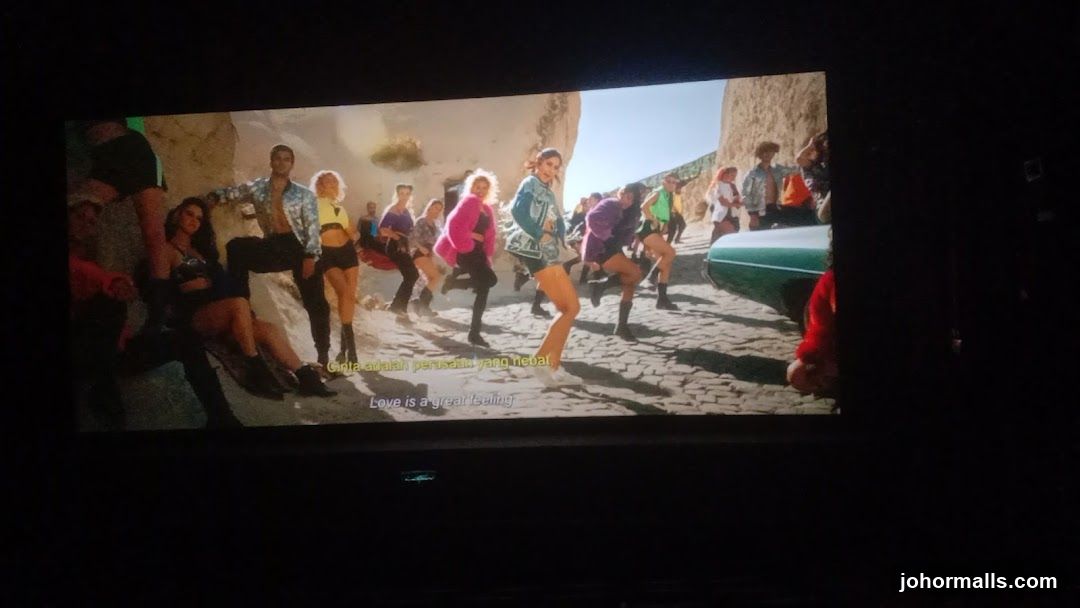 Movie Scene with Dancing People
