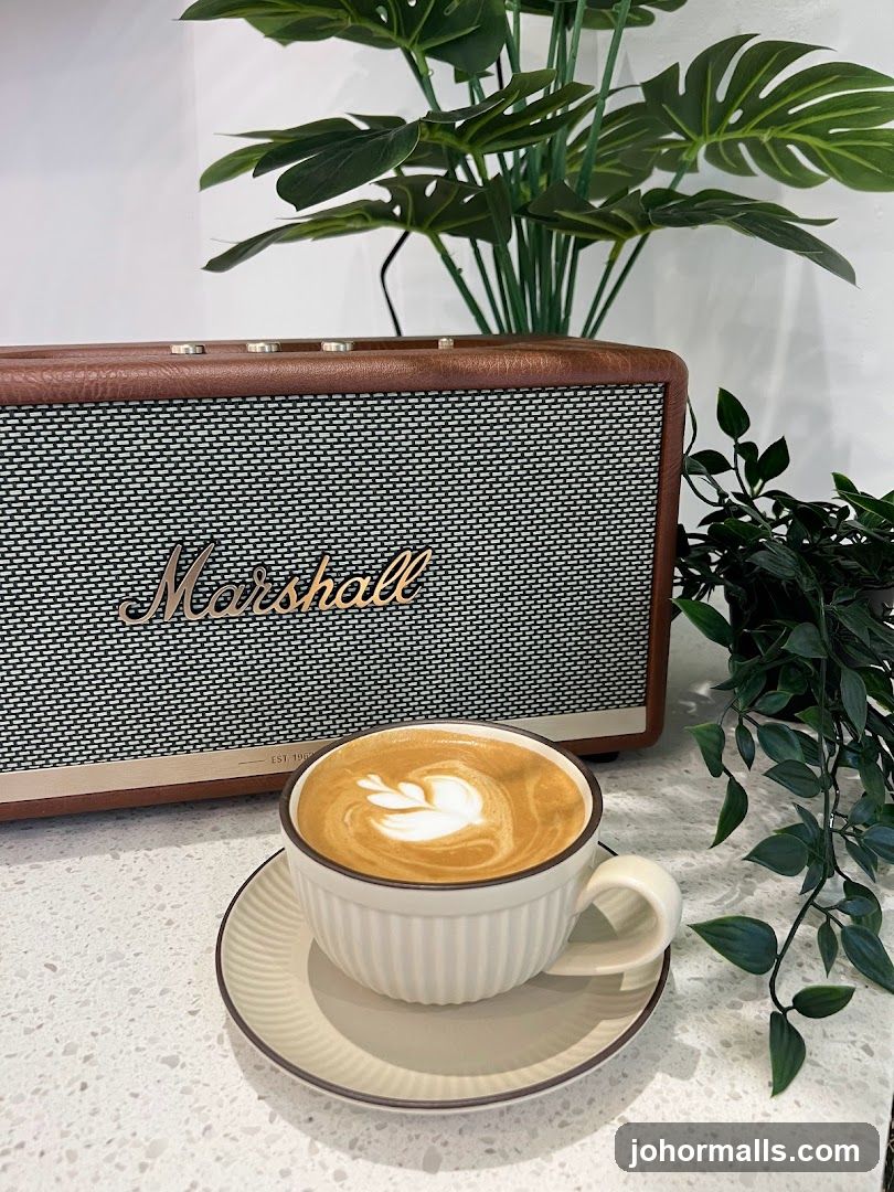 Coffee and Marshall Speaker