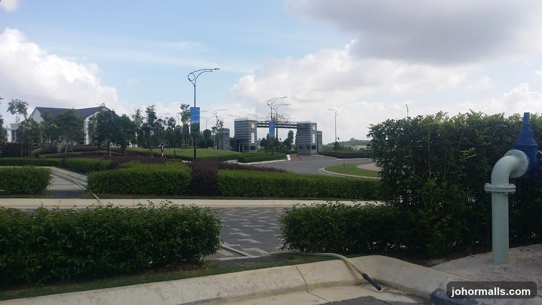 Entrance Archway and Landscaping