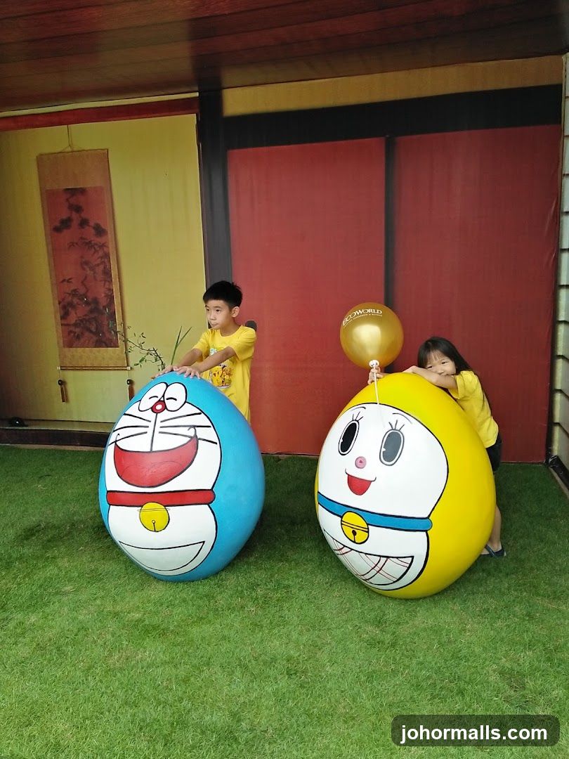 Doraemon-themed decorations