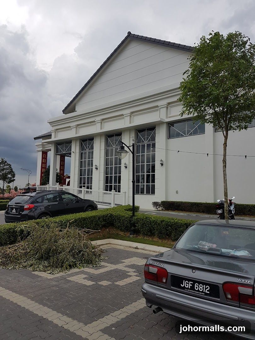 Modern Building Exterior with Cars