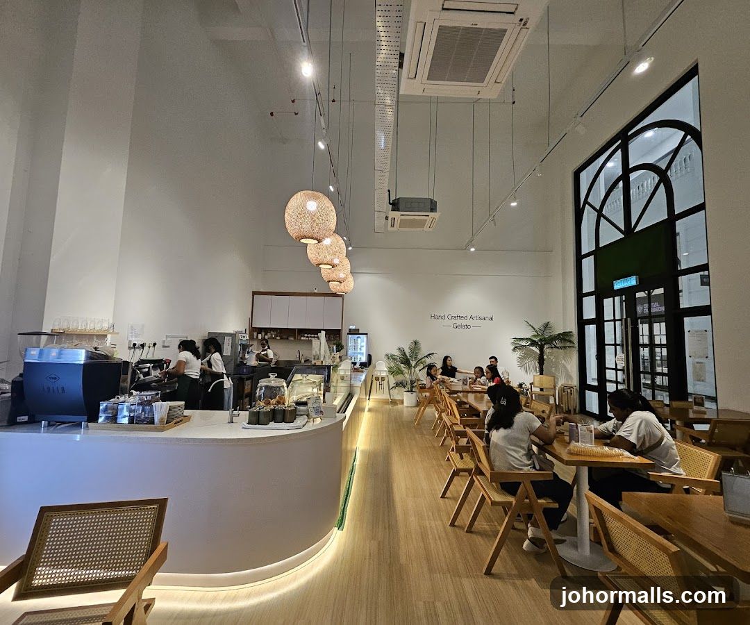 Interior of a Gelato Shop