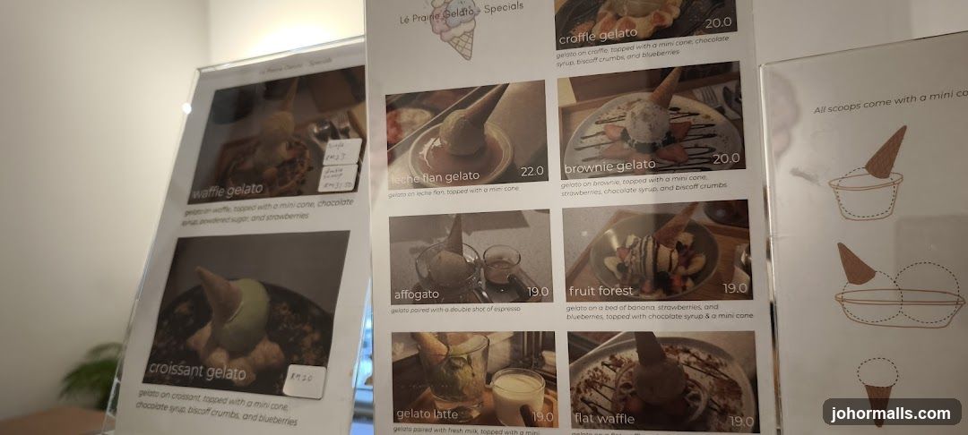 Le Prairie Gelato Specials