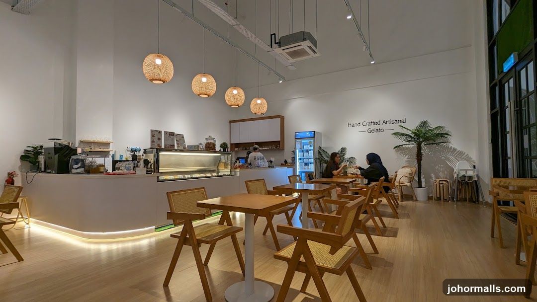 Modern Gelato Shop Interior