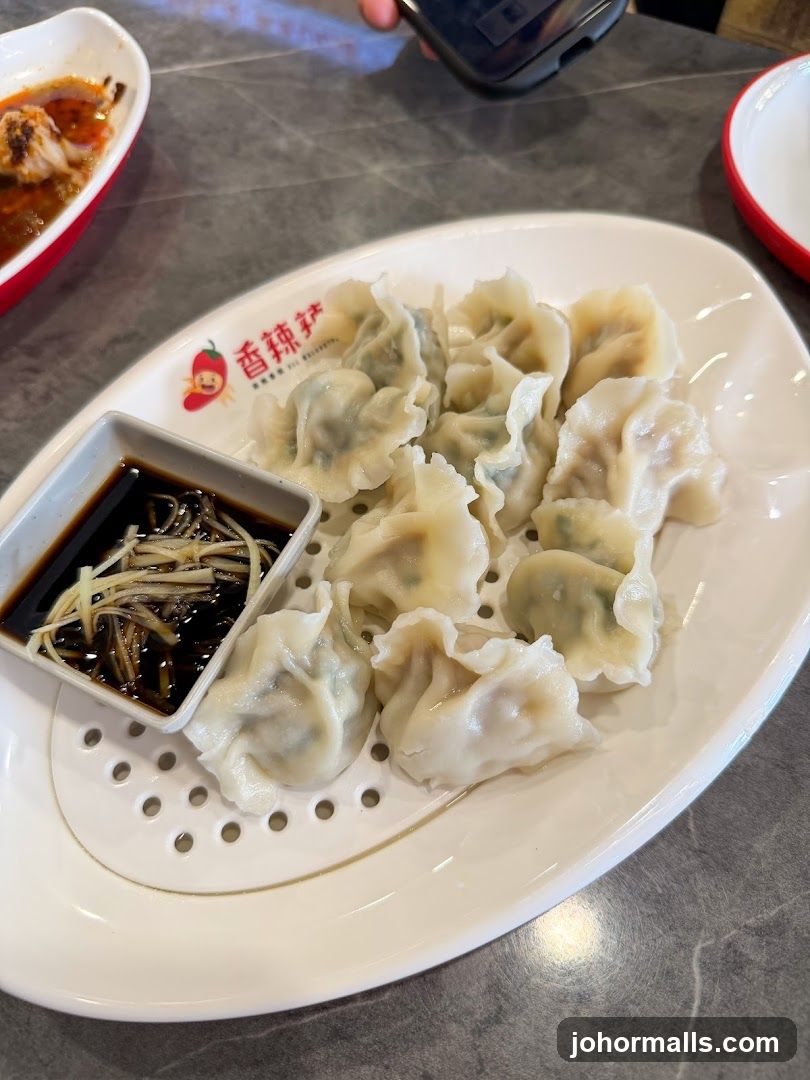Dumplings with Dipping Sauce