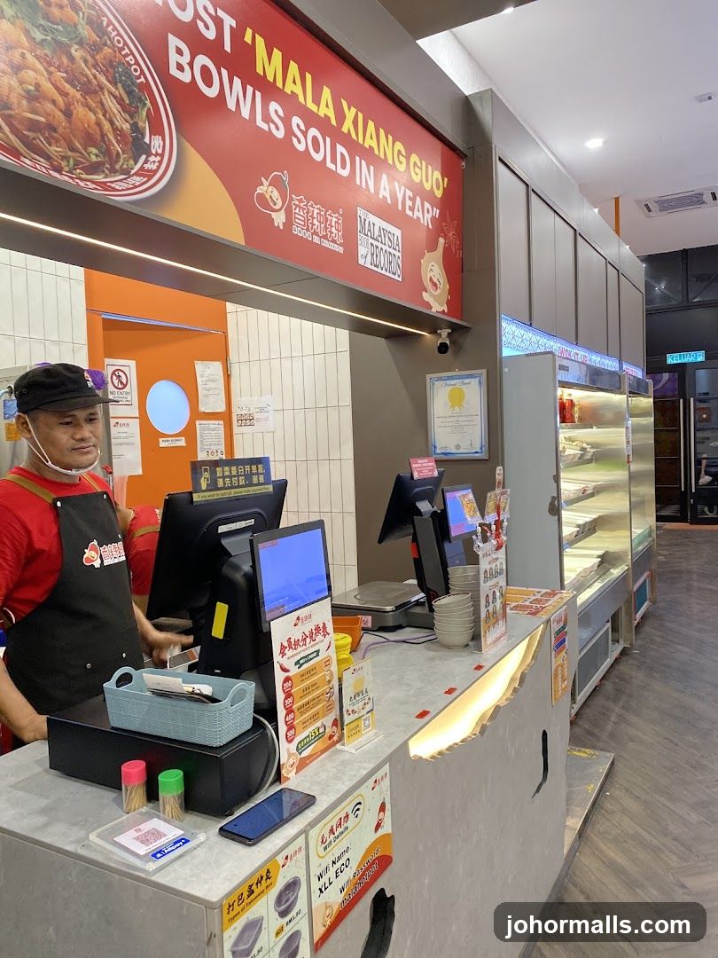 Restaurant Counter with Staff