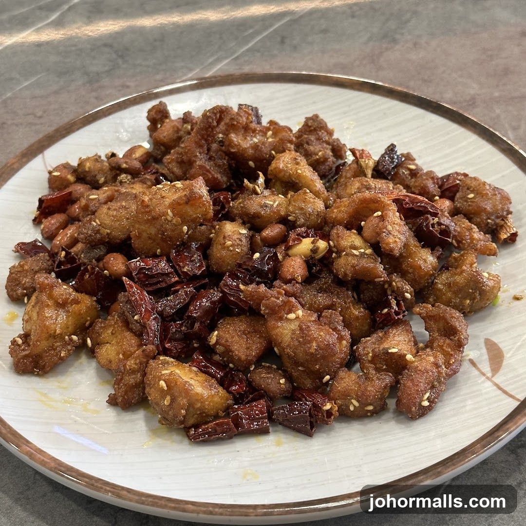 Spicy Fried Chicken with Peanuts
