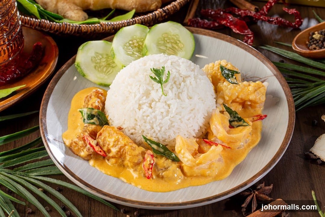 Curry Rice with Shrimp