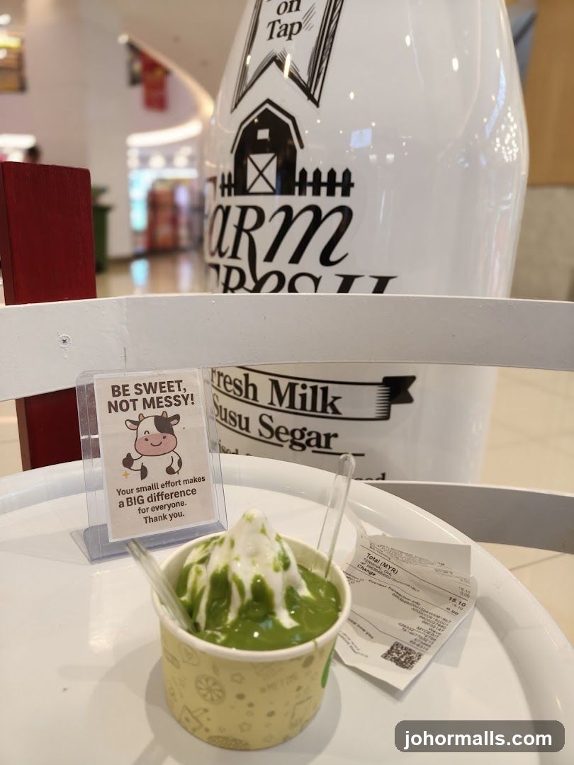 Dessert with Receipt