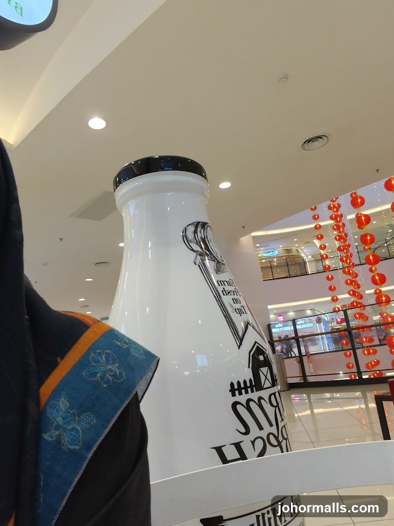 Giant Milk Bottle Display
