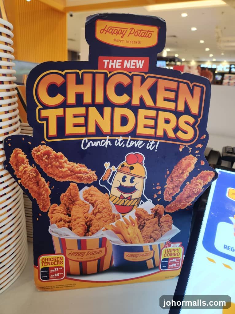 Happy Potato Chicken Tenders Advertisement