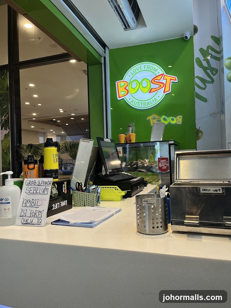 Boost Juice Counter