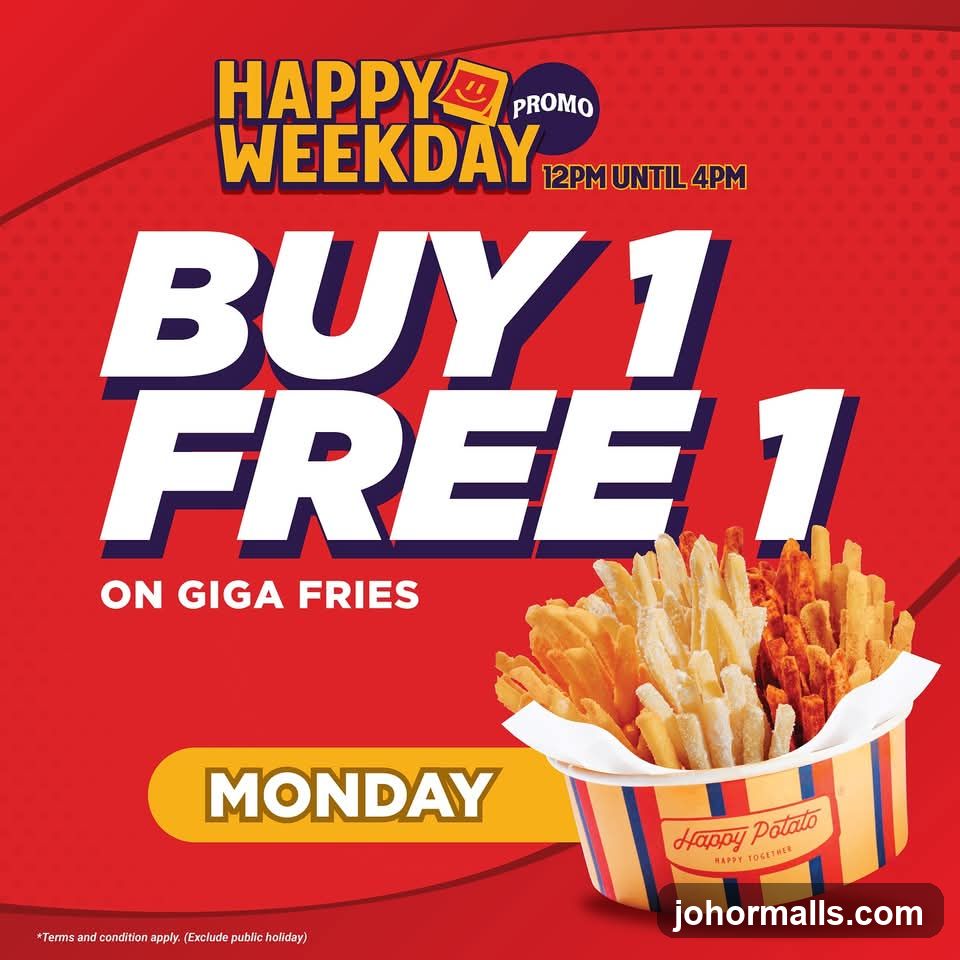 Happy Weekday Buy 1 Free 1 Promo