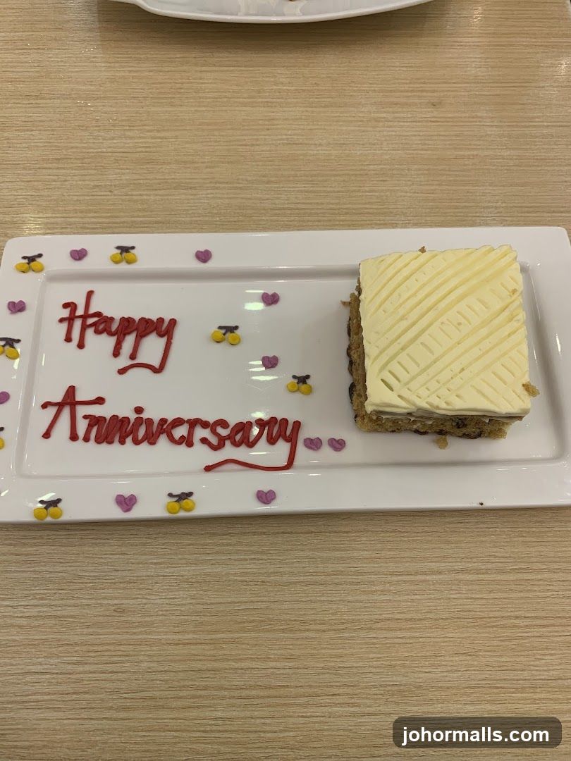Anniversary Dessert Plate
