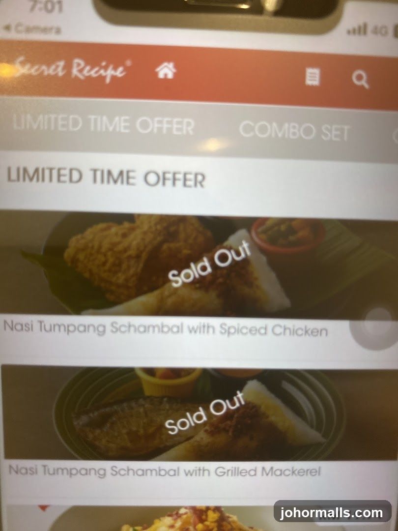 Secret Recipe Limited Time Offer