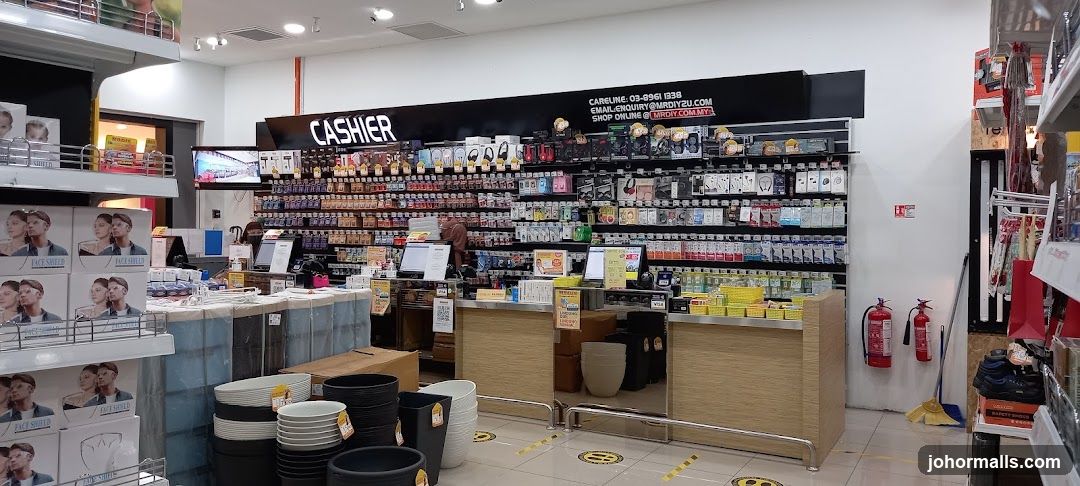 Store Interior with Cashier Counter