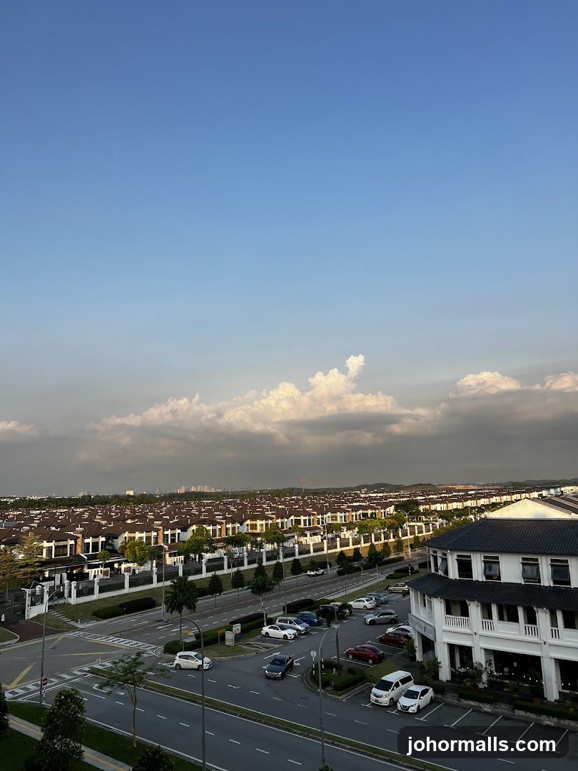 Suburban Landscape at Dusk