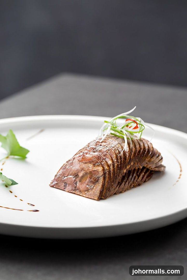 Sliced Beef Appetizer