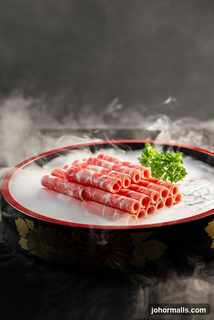 Thinly Sliced Beef Rolls