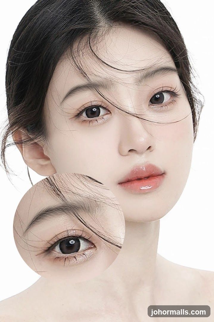 Close-up of a woman's face